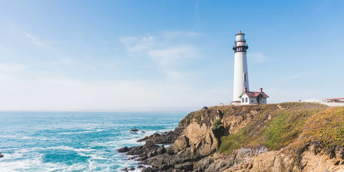 lighthouse on the coast