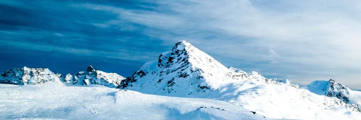 snowy mountain top